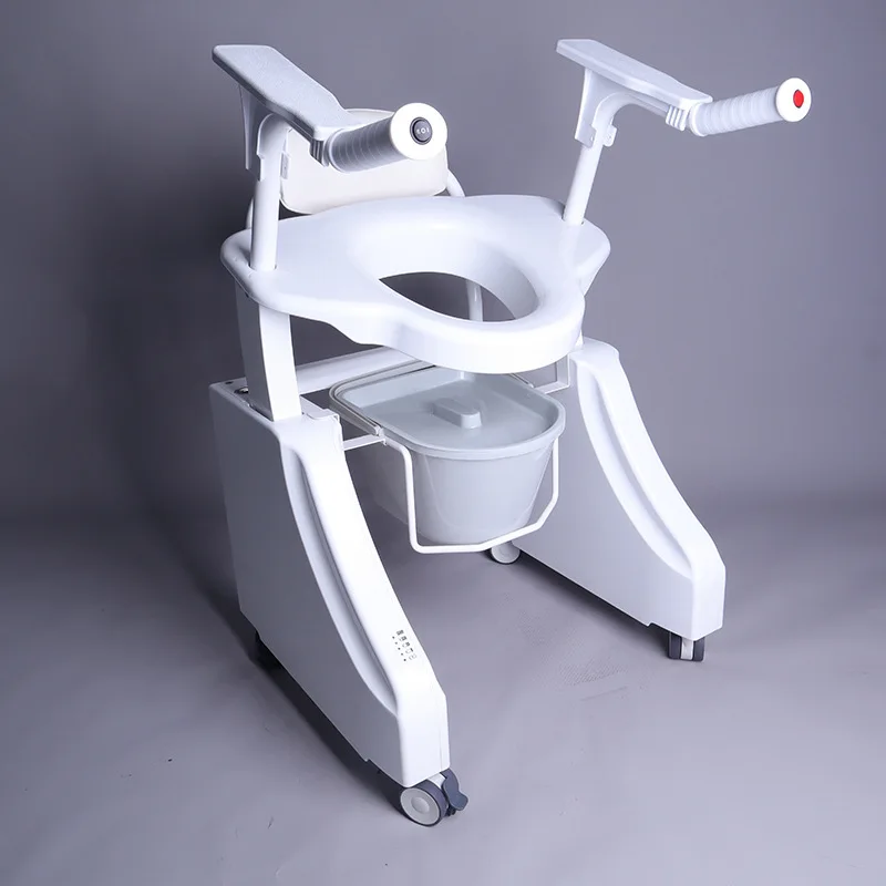 Electric lift toilet chair SJ-003, SJ004, SJ005 toilet armrest, accessible bathroom toilet chair