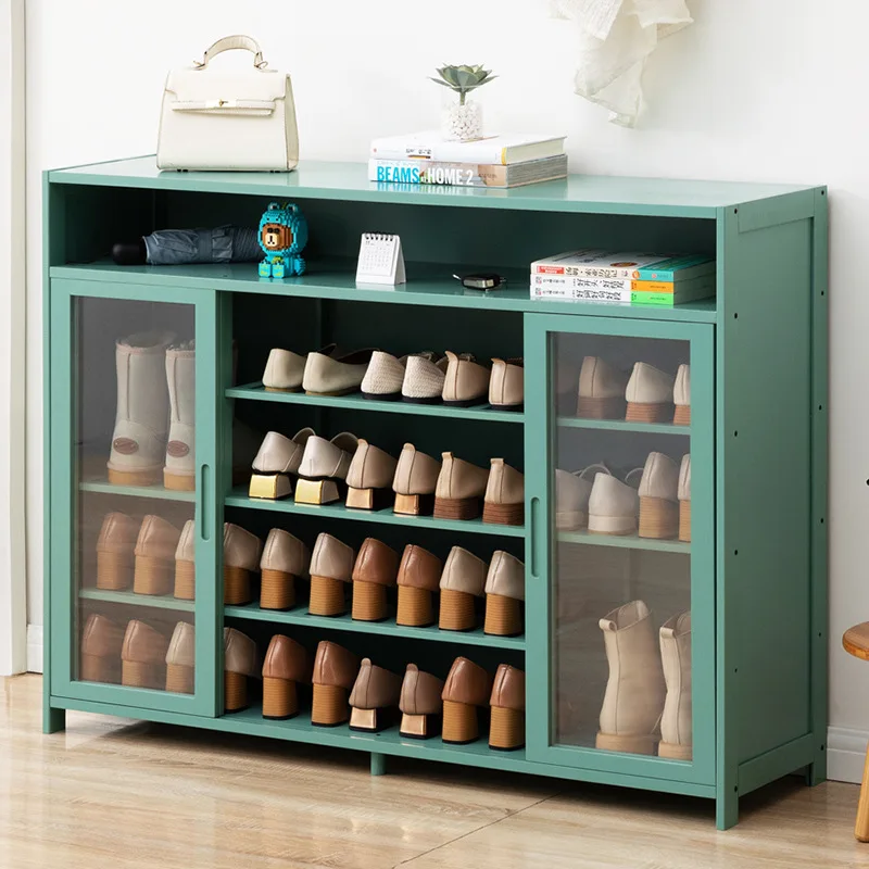 غرفة المعيشة رف الأحذية المنظم خزائن الأحذية المنظمون تخزين Scarpiera Gabinete Zapatero contador de Zapatos Mueble