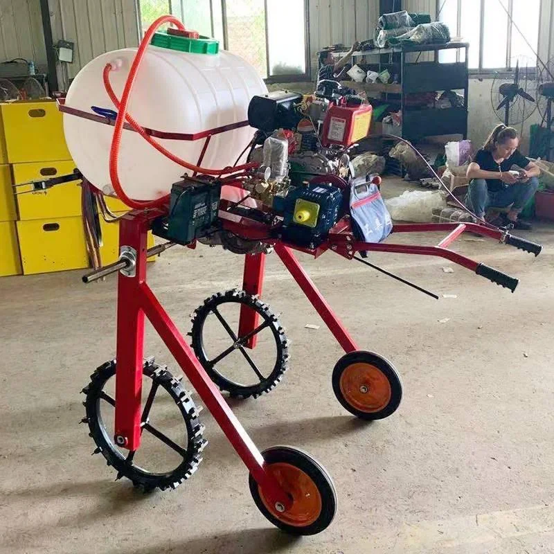 Hand-push Self-propelled Sprayers Corn and Wheat Sprayers Field Spraying Tool with 700L Capacity for Agricultural Use