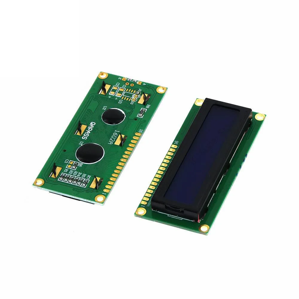 LCD1602 1602 LCD Module Blue Yellow Green Screen 16x2 Character LCD Display Module HD44780 Controller IIC/I2C 4 Interface 5V