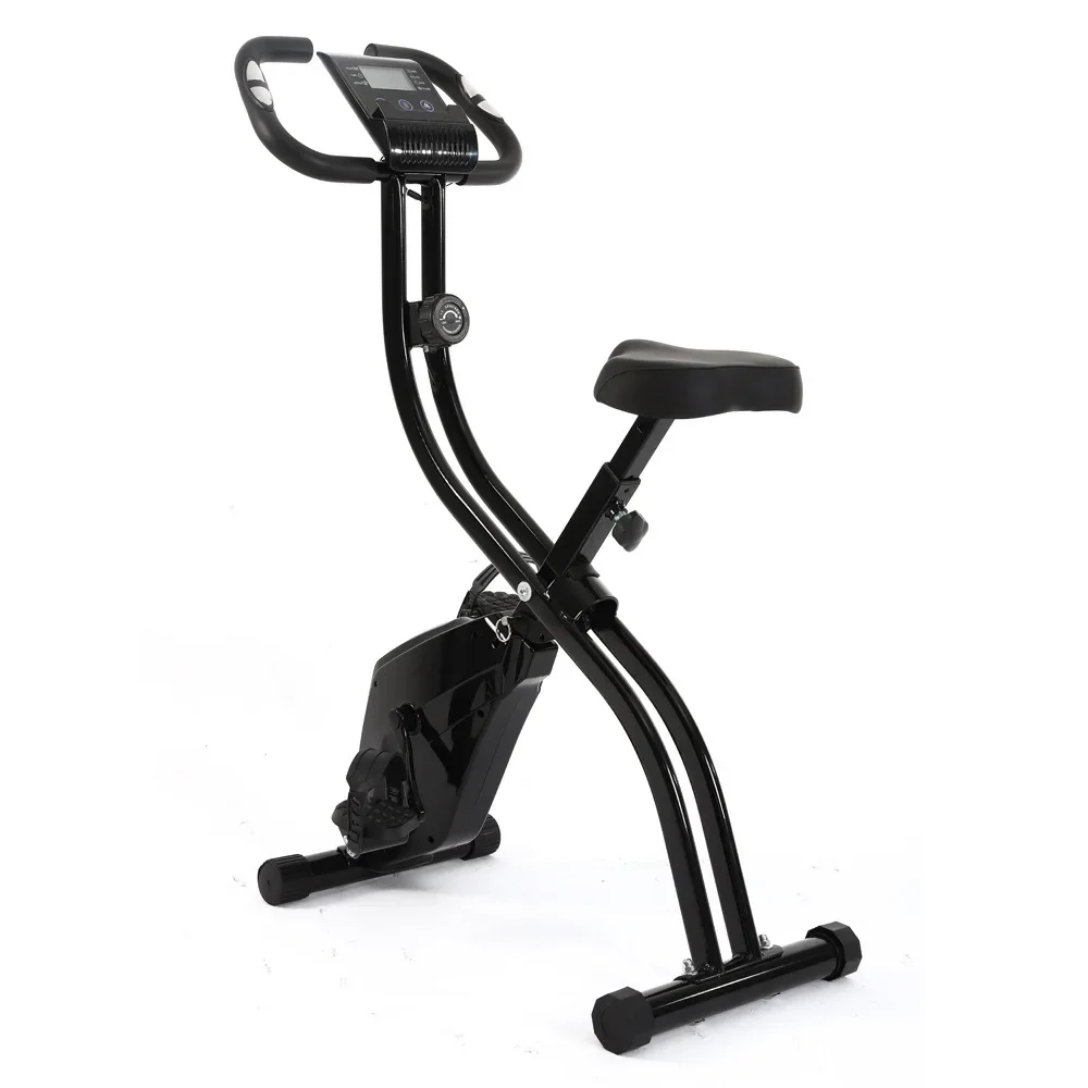 Folding Exercise Bikes X-Bike Indoor Recumbent Exercise Sturdy Foldable Stationary Bike