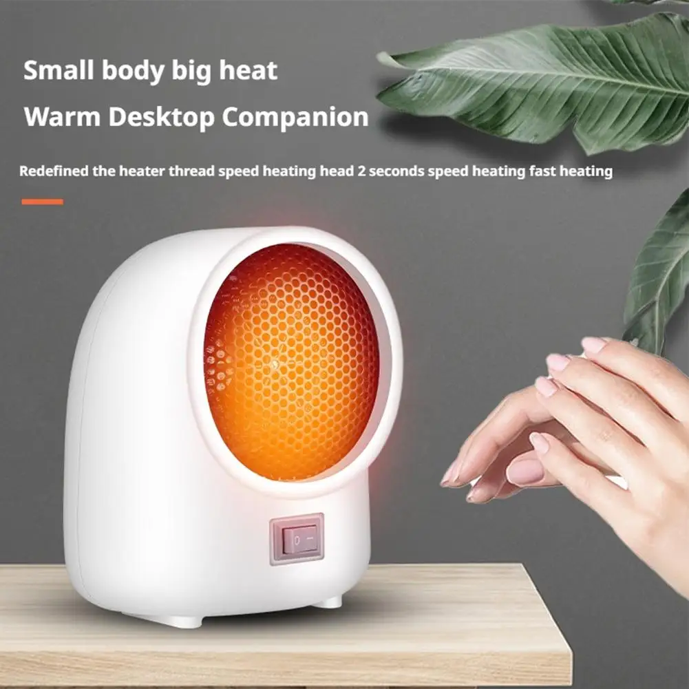 

Fan Heater Mini Electric Heater Desktop Quick Heating Home Portable Electric Heater For Home Office Warmer Hand Warmer 110V(US)