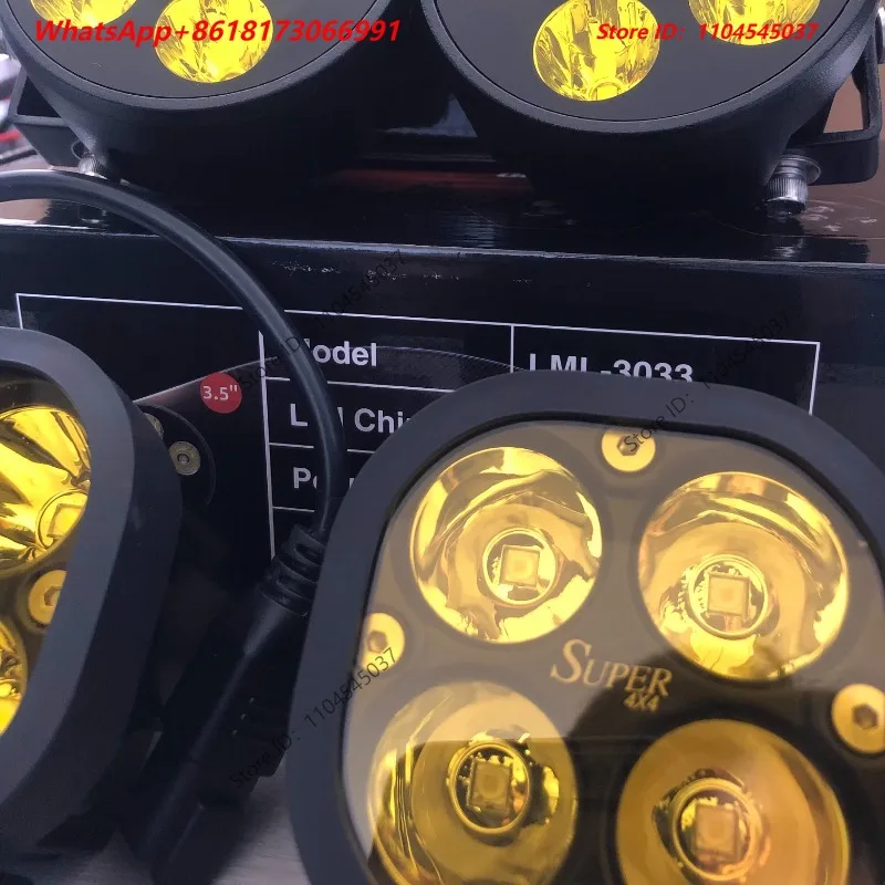 Liming Six Plants Plus Four Beads, One Drag and Four Spotlights, Motorcycle Equipment Modified Strong Flash Lights