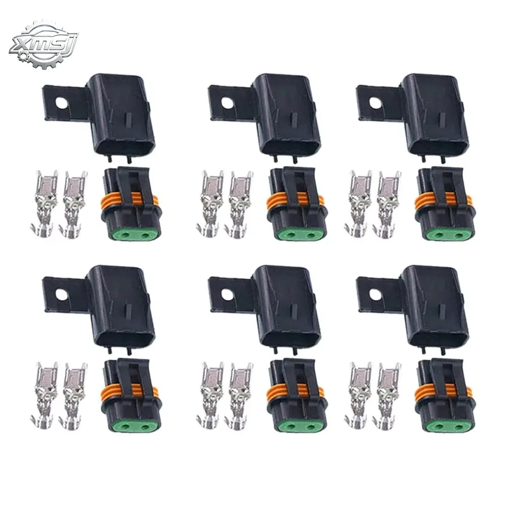 Kit de 6 Portafusibles ATO ATC, Conjunto de Portafusibles ATC a Prueba de Agua, Kit de Conexión para Cables Existentes, 6 Portafusibles