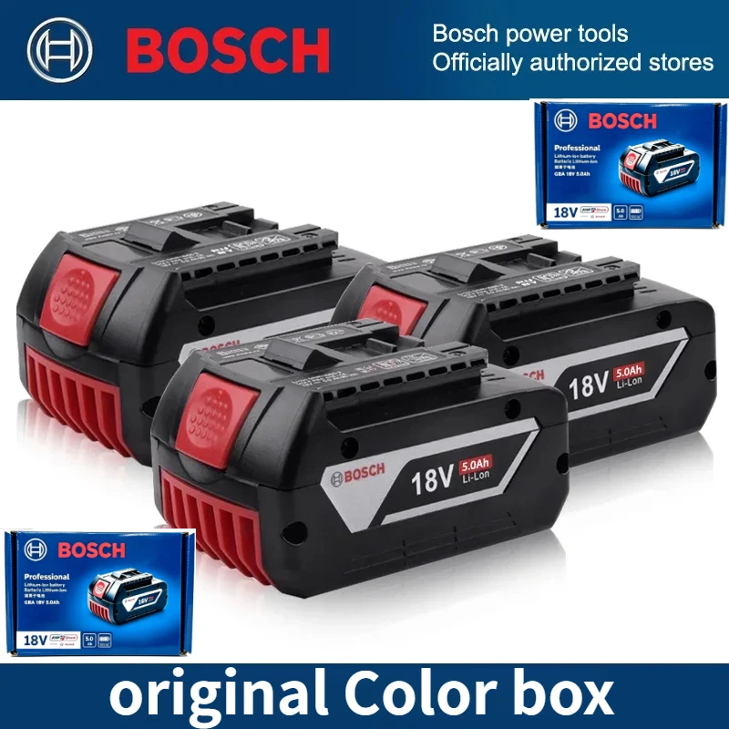 BOSCH 18V Li‑ion Replacement Battery 6.0Ah, BAT609 BAT618 BAT618G, for cordless drill angle grinder impact wrench power tools