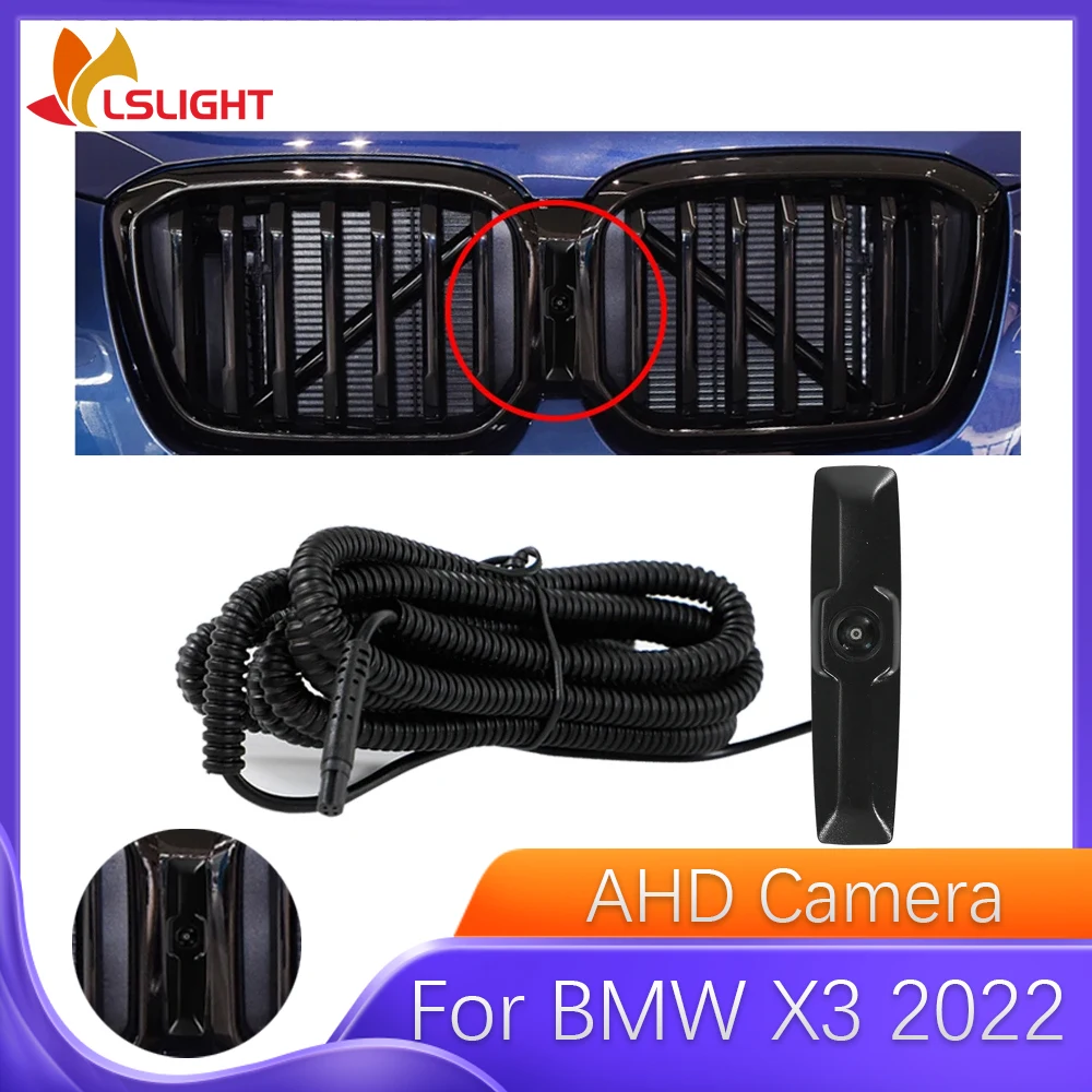 

Front View Camera For BMW X3 2022 AHD 1080P 150° Fisheye Lens Night Vision Waterproof Parking Monitor Car Electronics Accessory