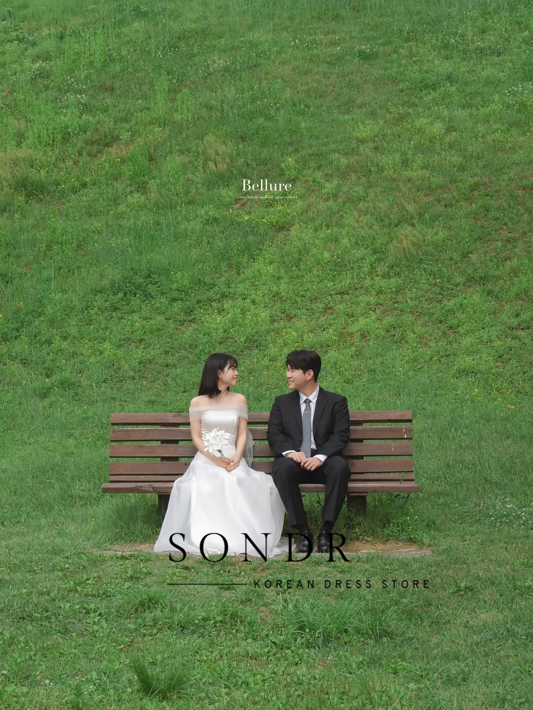 Sondr Outdoor Photo Shoot Korean Wedding Dresses Boat Neck Simple Corset Back Bridal Party Gown Customized A Line Party Dresses