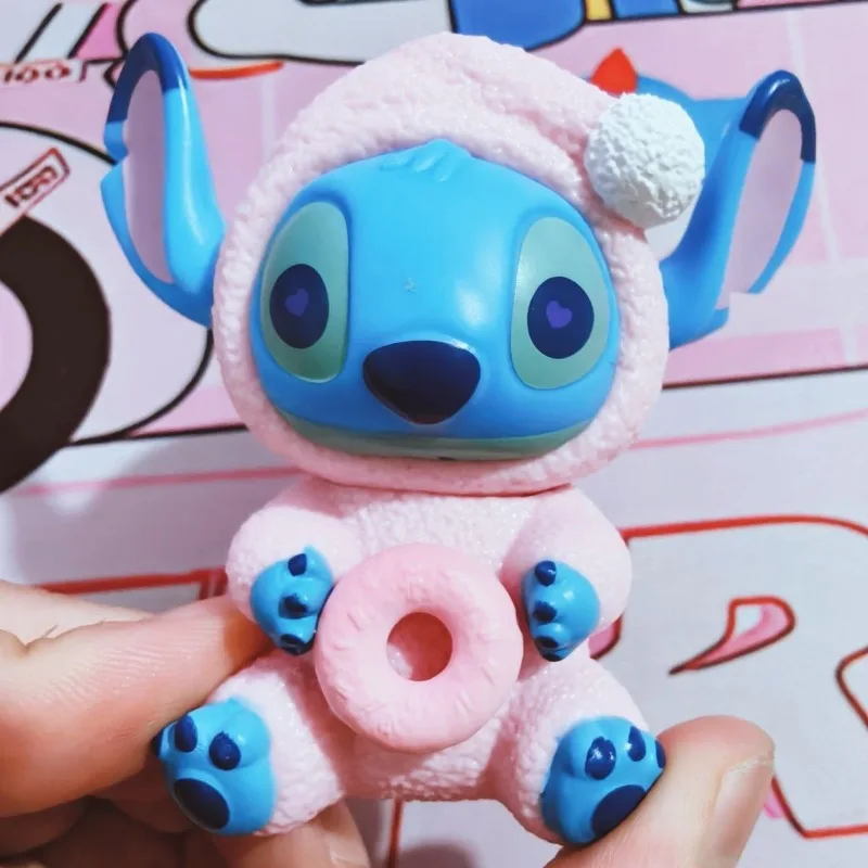 Stitch Doll Ornaments Kawaii Cartoon Cute Creations Peripheral Anime Characters Desktop Figures Children's Toys Holiday Gifts