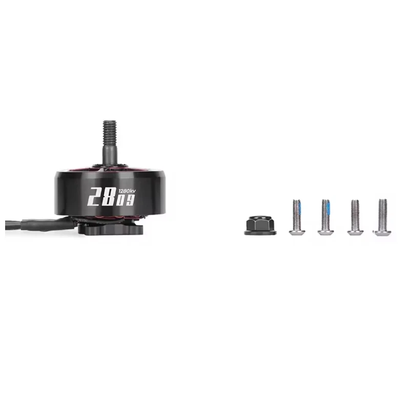 GEPRC SPEEDX2 2809 V1.1 moteur sans brosse noir avec 7/8 pouces MOZ7 RC FPV Drone de course accessoires Multicopter