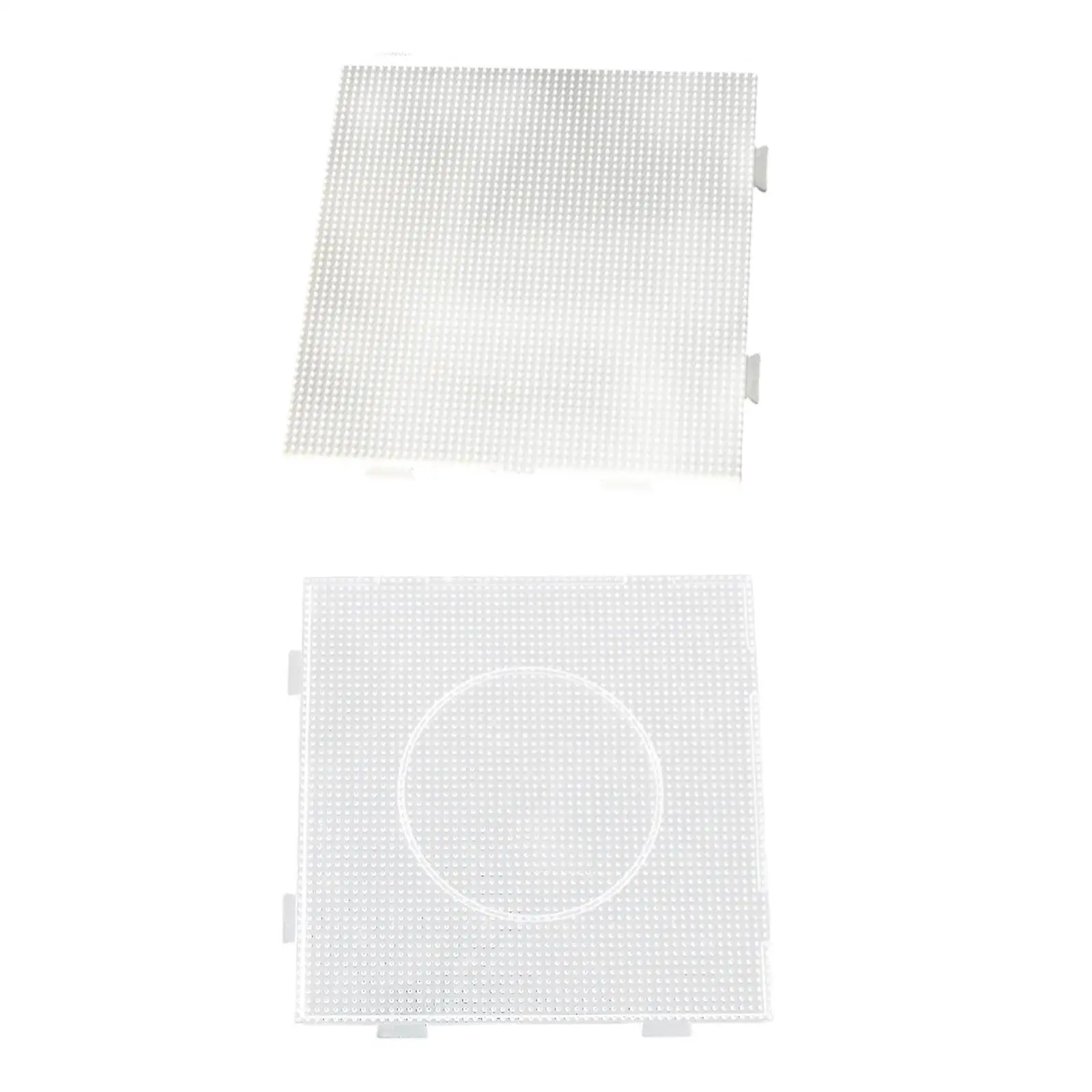 

Sturdy Fuse Beads Pegboards Kit Portable Square Bead Art Boards for Creative Artwork and Crafts