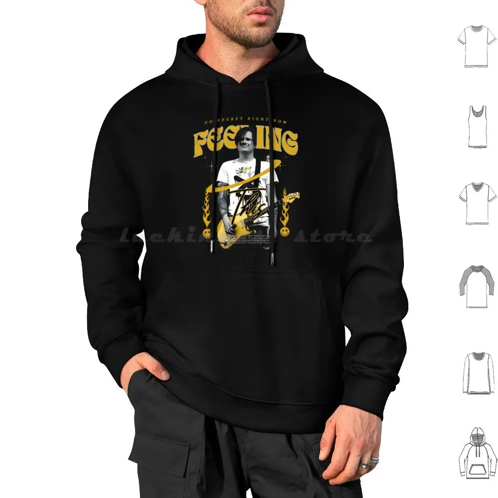 Feeling This Punk Energy Hoodie cotton Long Sleeve 182 Blink 182 Blink Music Punk Pop Punk Emo Band Emo Lyrics Tom