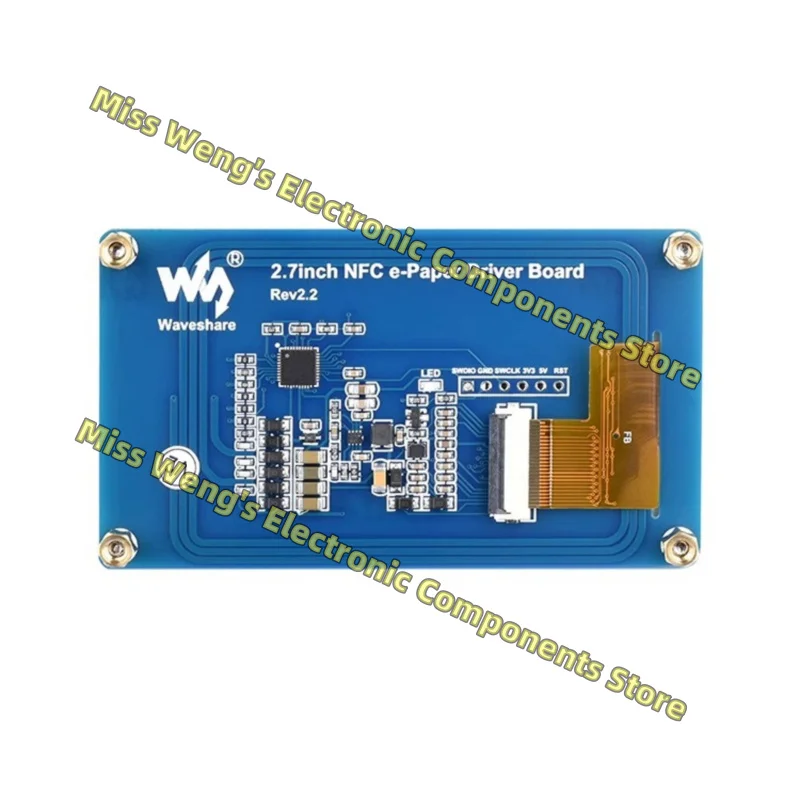 2.7-inch e-paper passive NFC battery free flashing image 2.7inch NFC-Powered e-Paper Module 2.7inch NFC e-Paper Eval Kit