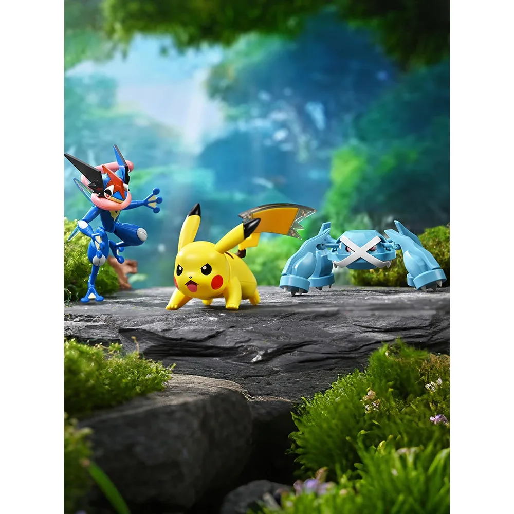 Keeppley – figurines d'action Pokemon originales, dessin animé, modèle mobile assemblé, jouets, ornements décoratifs, cadeaux exquis pour enfants