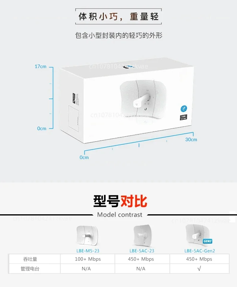 LBE-5AC-Gen2 LBE-M5-23 Outdoor 5.8G Long-Distance Wireless Bridge Point-to-Point