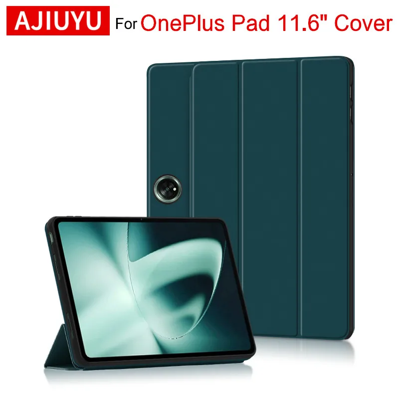 AJIUYU Case For OnePlus Pad 11.6 Inch Cover 2023 Stand Protective Sleeve Funda TPU Soft  Onepluspad