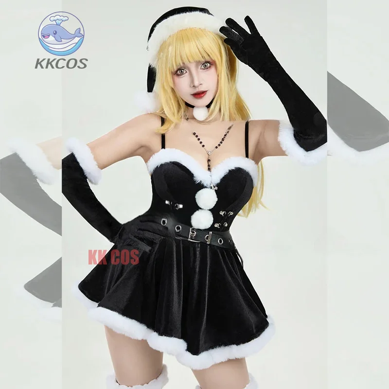 Мисс Миса Косплей Костюм Хэллоуин Рождество Аниме Вечеринка Игра Comic Con Повседневная модная одежда