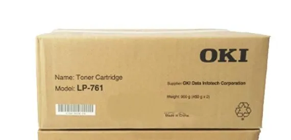 Imagem -02 - Toner da Copiadora para Okidata Teriostar Oki Lp761 Teriostar 1030 1040 2060 Toner Preto 00120325403 Original