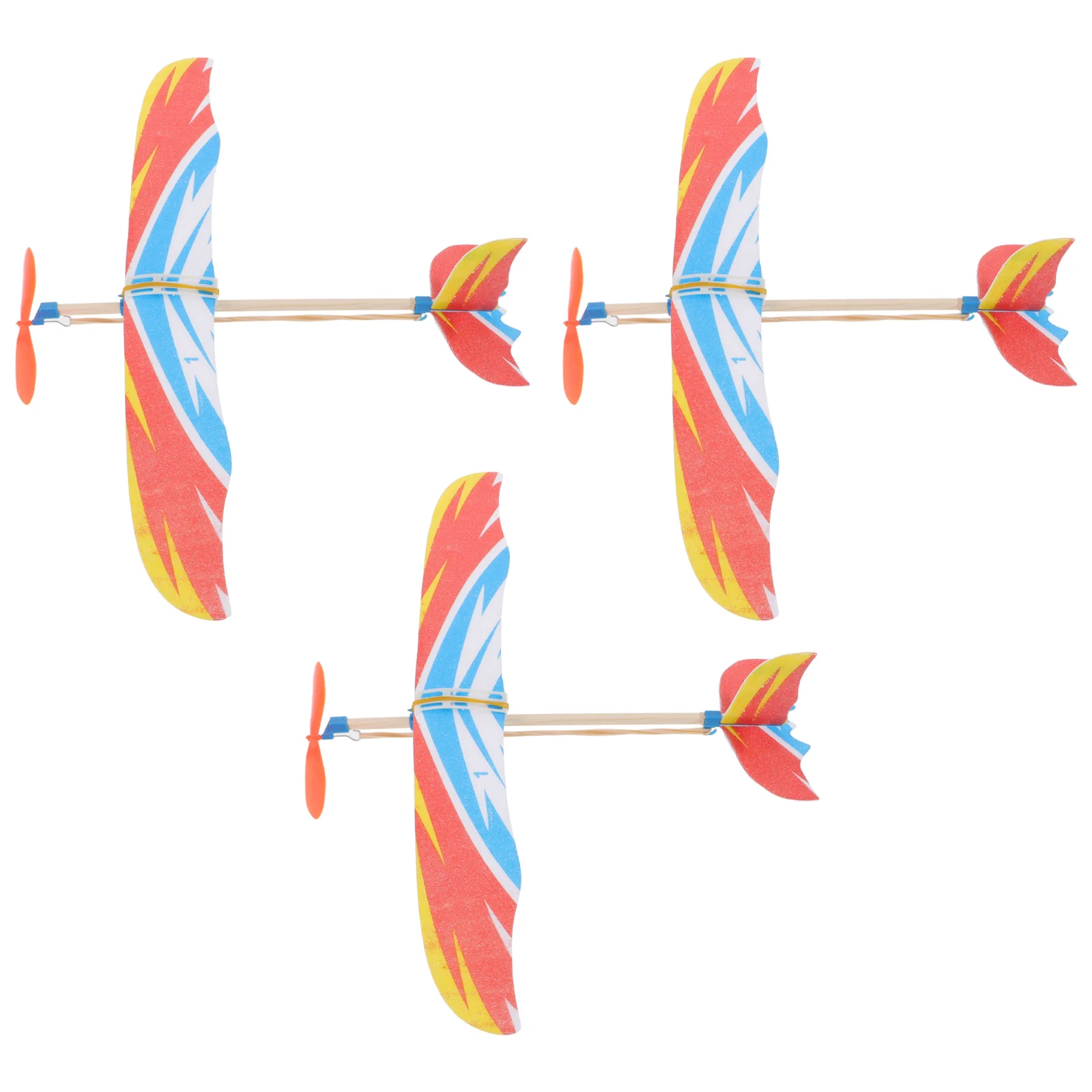 

Aircraft Glider Planes for Kids Rubber Band Powered Helicopter Toy Wooden DIY Model Child