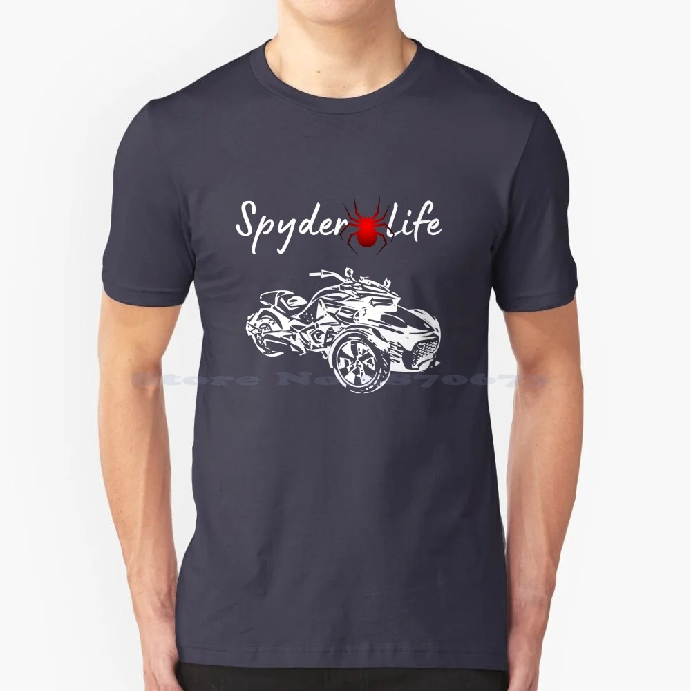 Life Design T Shirt 100% Cotton Tee Can Am F3 3 Wheel Motorcycle Ryker