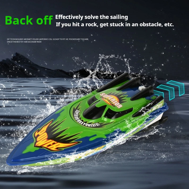 Barco com controle remoto lancha barco a remo barco de brinquedo elétrico à prova d'água de alta velocidade modelo c202 para barco de brincar aquático presentes para crianças