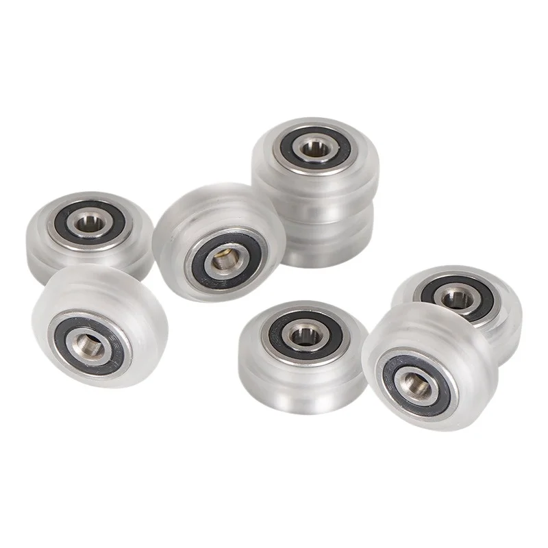 3D Printer Parts POM Idler Pulley with Bearing V‑Type Idler Wheel Wear‑Resistant Upgrade for CNC Router & 3D Printer
