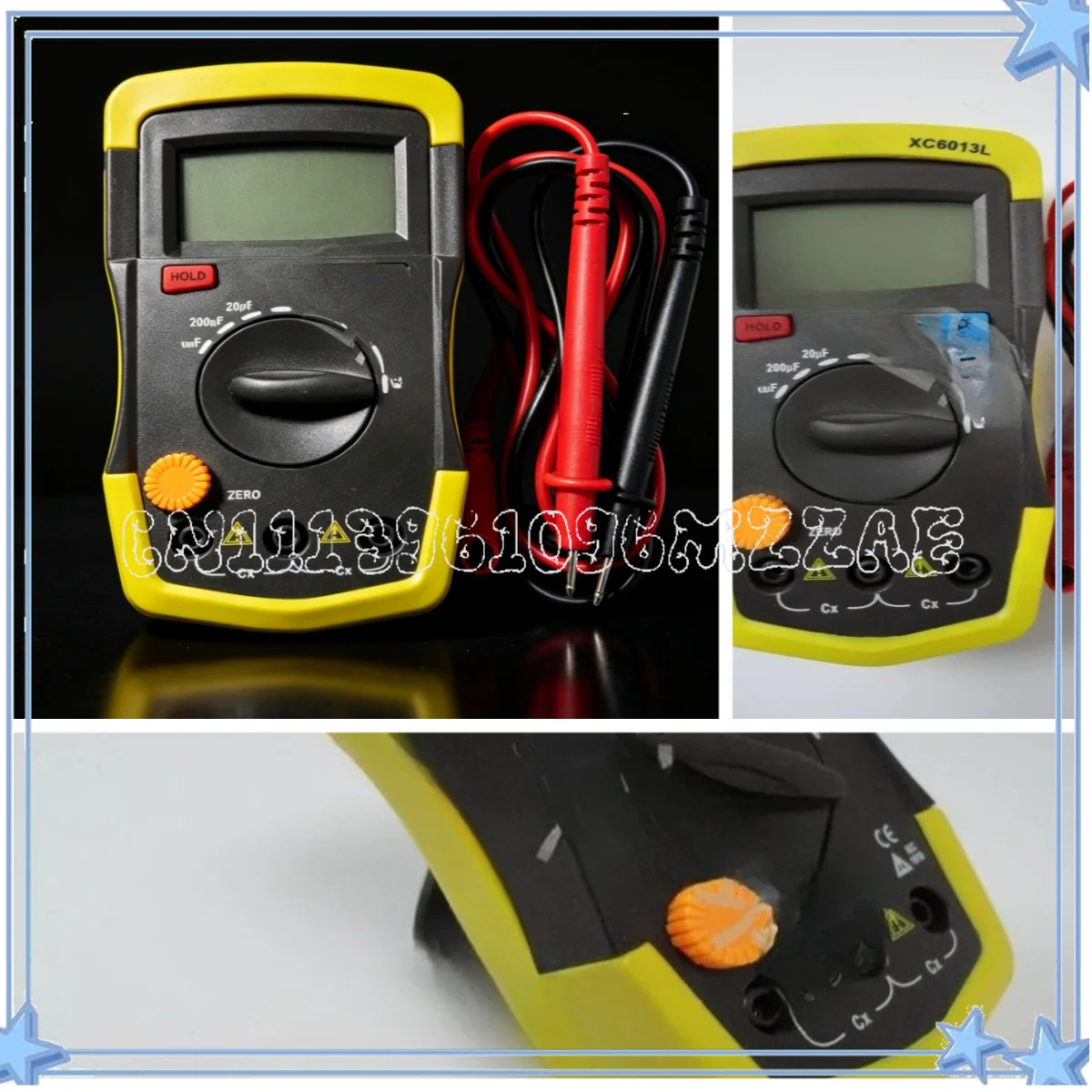 Digital Capacitance Meter XC6013L Digital Multimeter Digital Display Multimeter