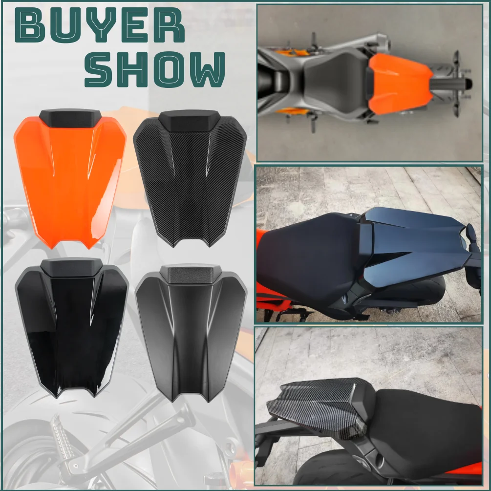 Für KTM 1290 Super Duke R 2020 2021 2022 Hinten Passagier Sozius Sitz Abdeckung Verkleidung Gugel Motorrad Zubehör Carbon Look