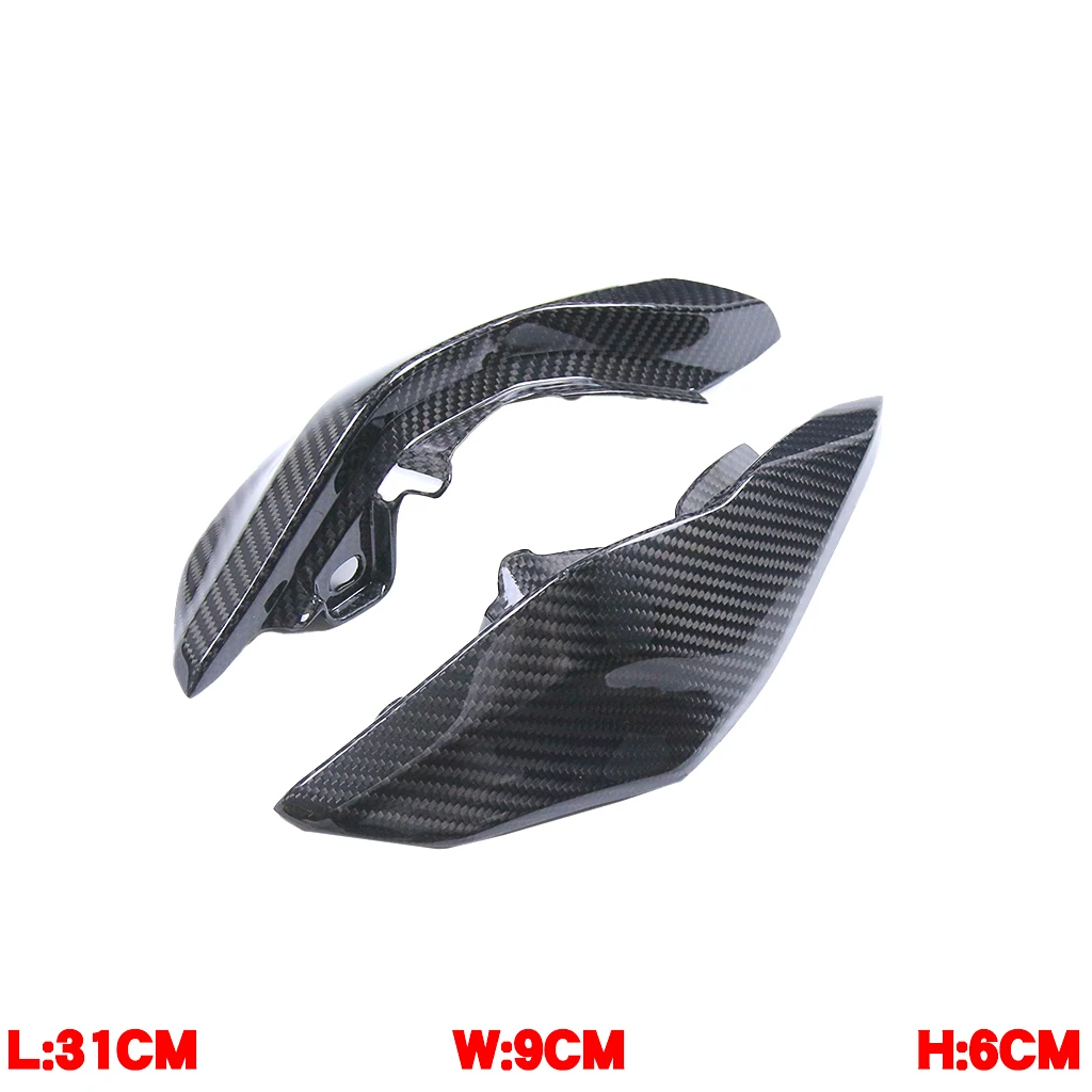 3K Pure Dry Carbon Fiber Rear Seat Side Panels Motorcycle Accessories For Yamaha MT10 MT 10 2022 2023 2024 Side Panel Fairing