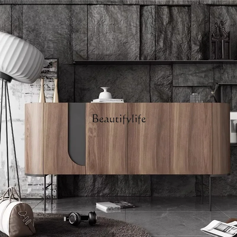 

LJYNordic dining side entrance cabinet light luxury and quiet style restaurant storage cabinet