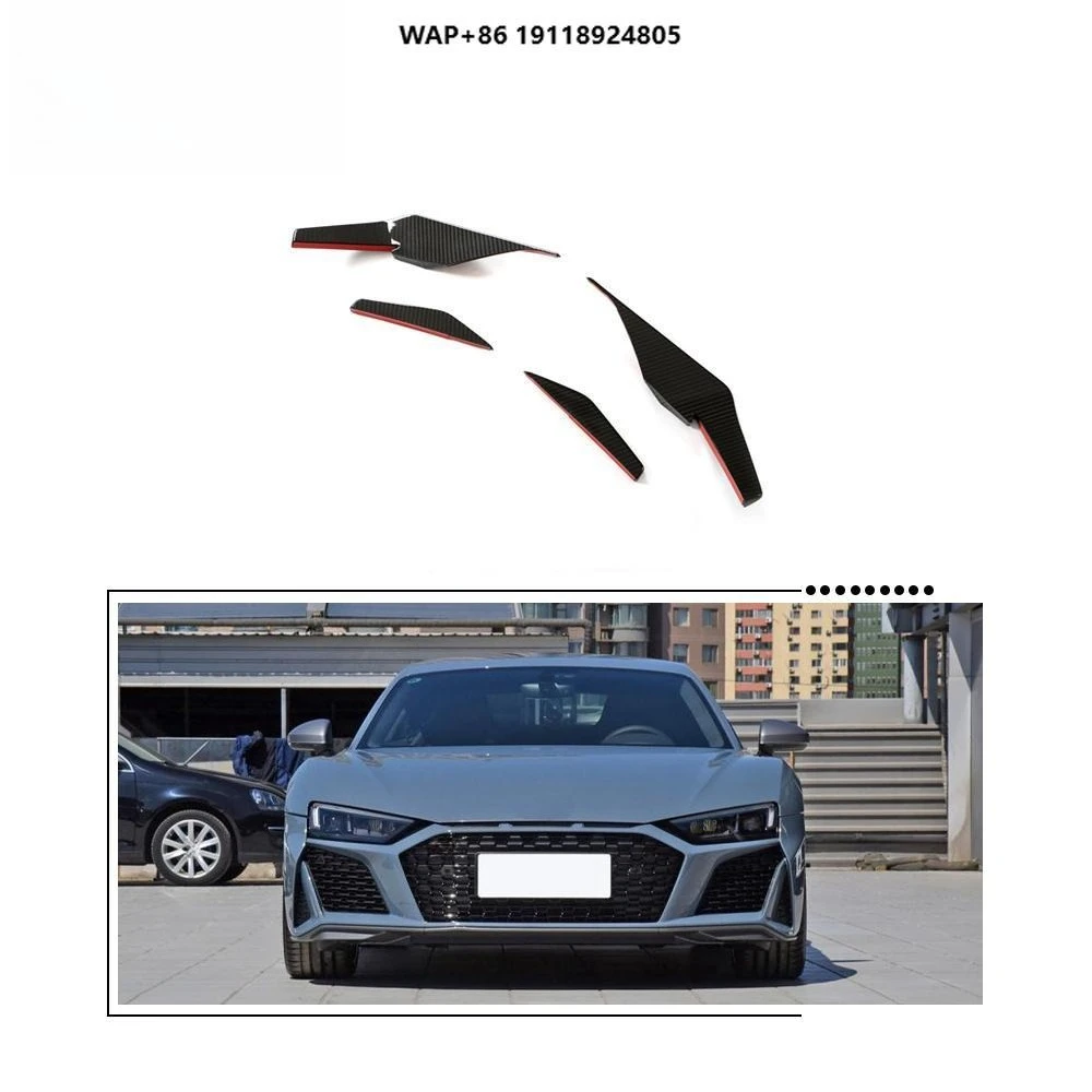 

Dry Carbon Fiber Front Bumper Canards for R8 V10 2022-2023