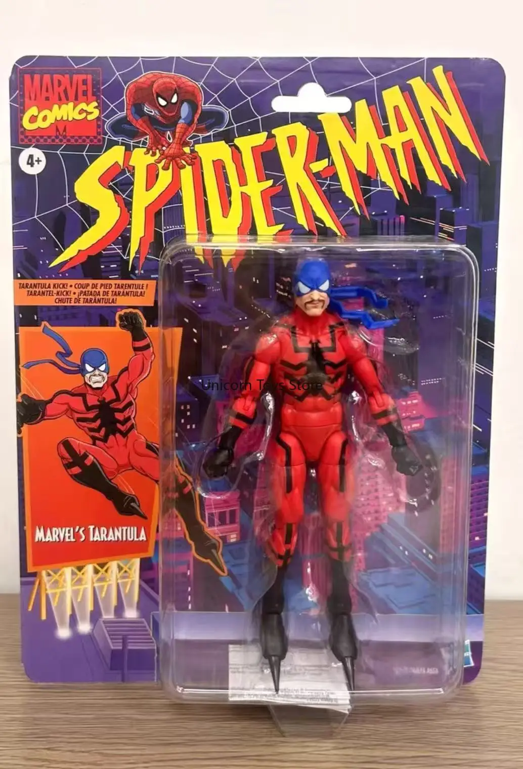 

In Stock Hasbro, Spiderman, Spiderman Comics, Retro Card, 6-inch Moving, Doll Figure, Spot
