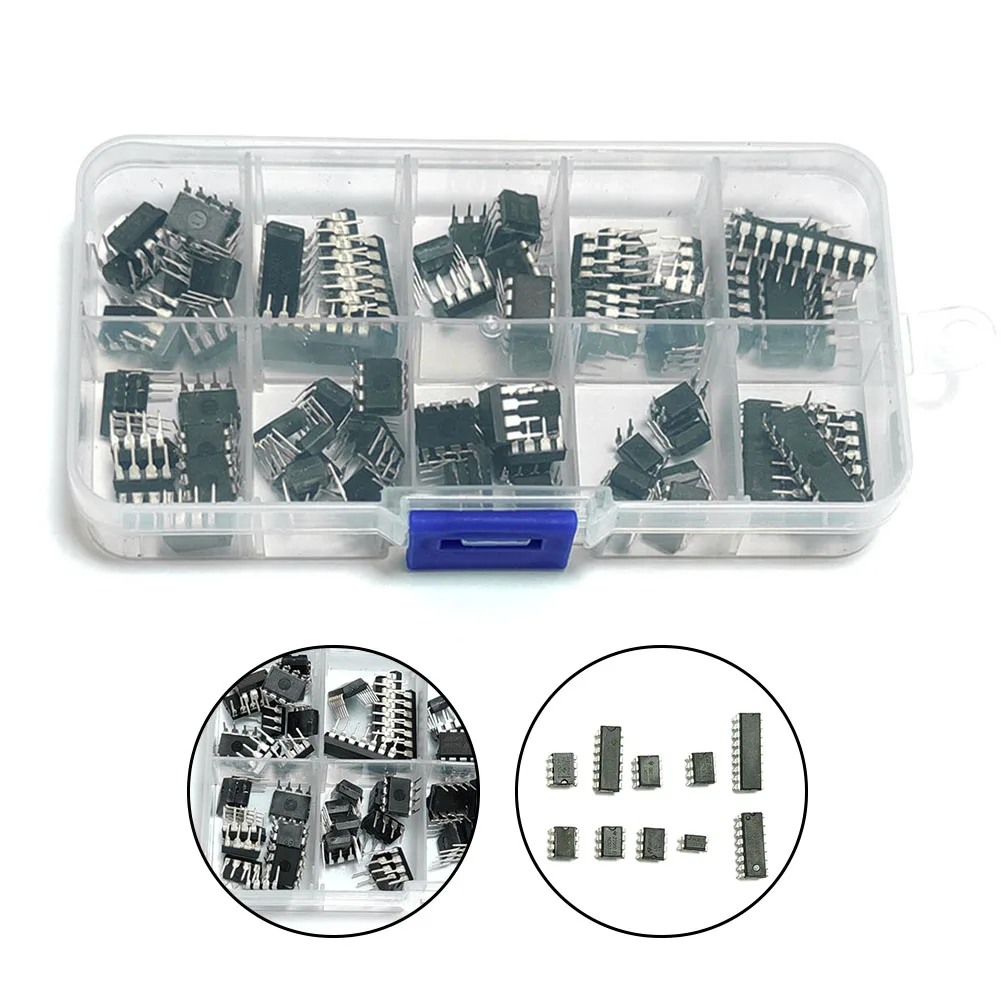 85PCS DIP Integrated Circuit Single Precision Timer IC Socket Kit Penetration Herramientas Power Tool Sets Taladros Home