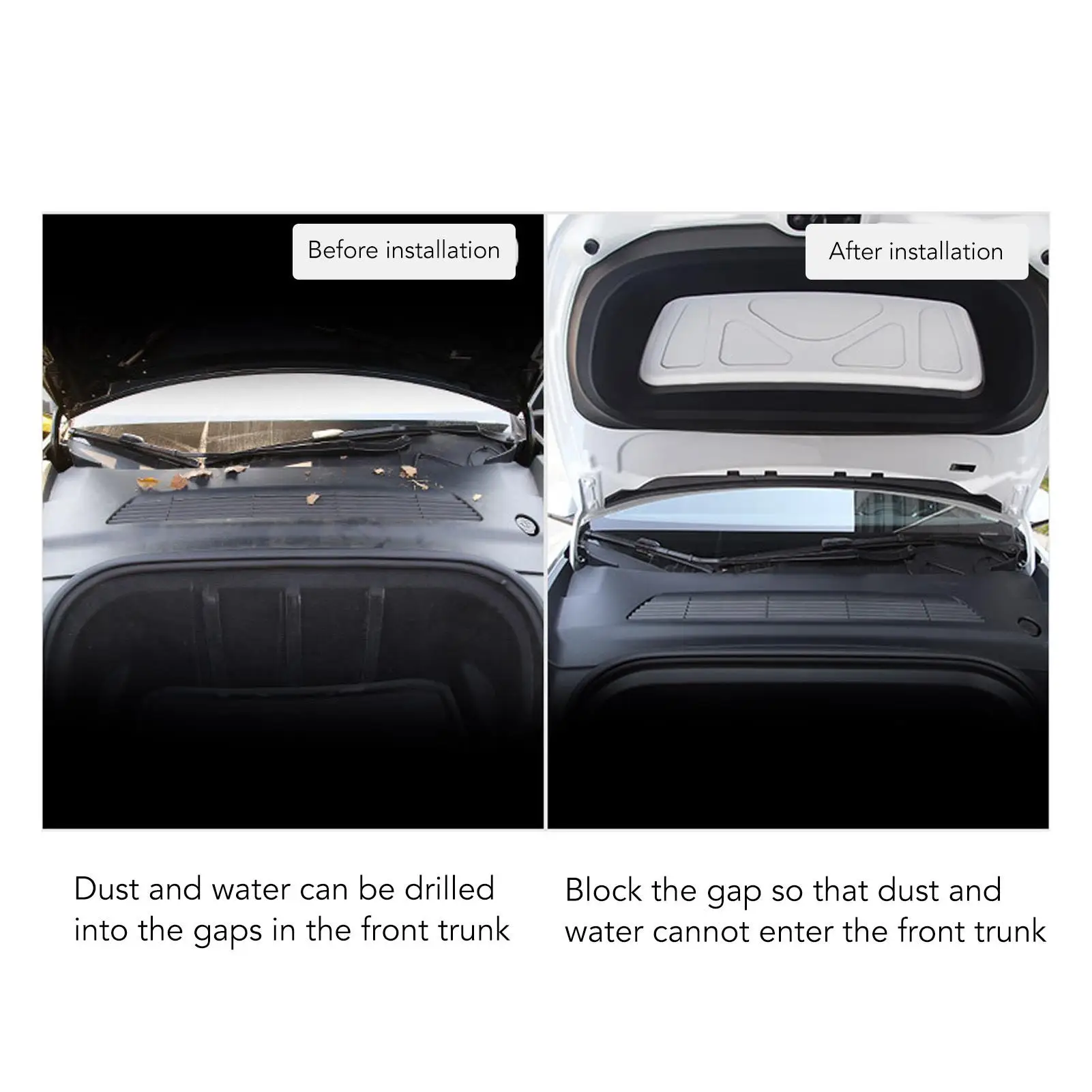 Durable for car Front Chassis Water Strip - Easy Install, Wear-Resistant Hood Weather Seal, Anti-Aging Protection