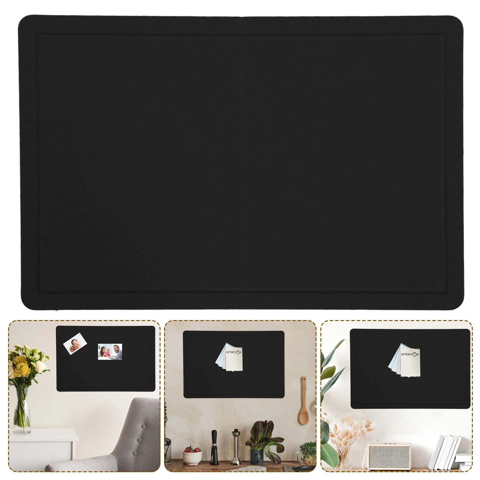 

1 set 1 Set Bulletin Wall Decor Multi-Functional Message For Home Office Easy Install Pin Memo Felt Small Bulletin Board