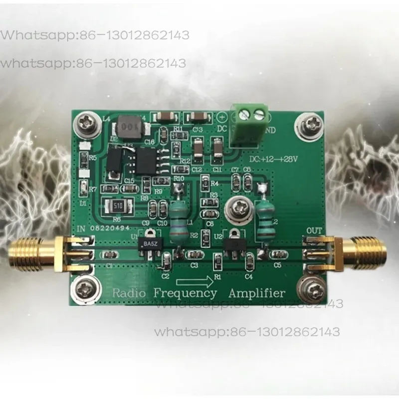 1m-1000mhz 1.5W Power Amplifier HF FM VHF Frequency Modulation Transmitting Broadband RF Power Amplifier