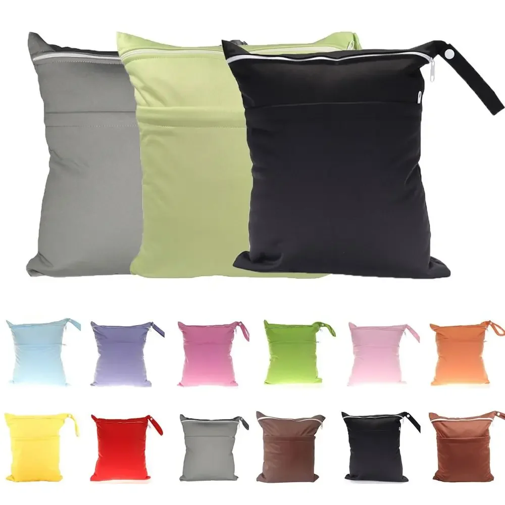 

Водонепроницаемая влажная и сухая сумка, сумка для туалетных принадлежностей, многоразовая сумка для хранения подгузников с двумя карманами, сумка для хранения купальника, сухая сумка для подгузников, пляжная сумка