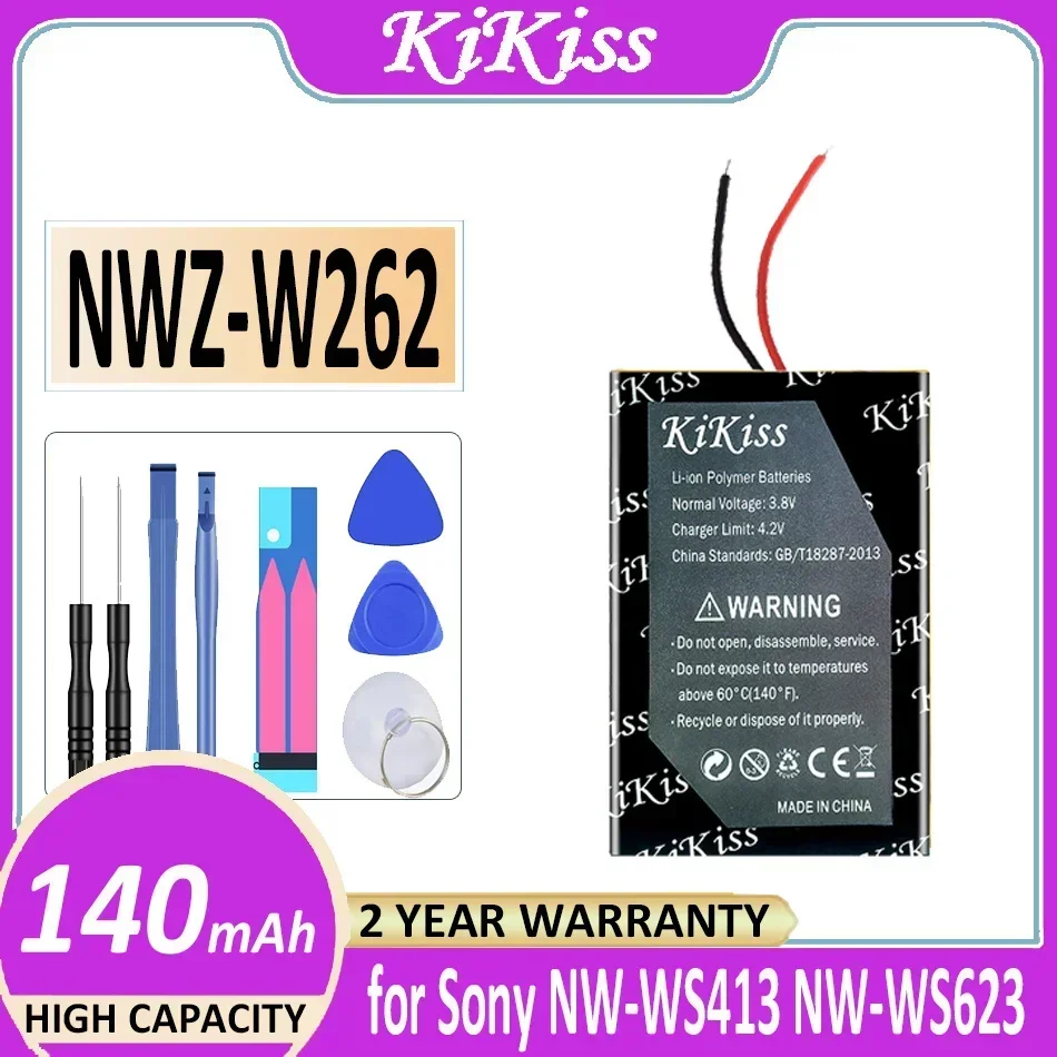 For Sony NW-WS413 NW-WS623 NW-WS625 NWZ-W273S NWZ-W274S NWZ-W252 NWZ-W262 NWZ-W202 Sports Headphones Battery