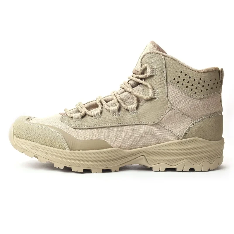 2026 New Men's and Women's Sand Colored Outdoor Camping Lightweight Hiking Shoes Hiking Shoes Desert Tactical Boots Sports Shoes