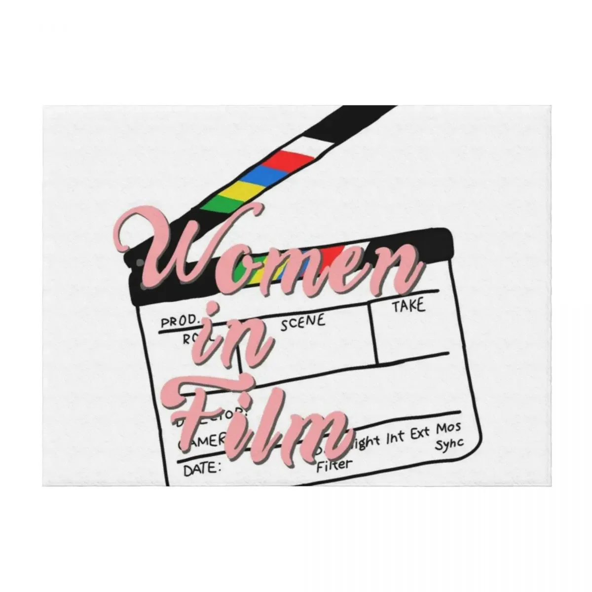 

Women In Film Throw Blanket For Decorative Sofa Hairy Loose Flannels Blankets