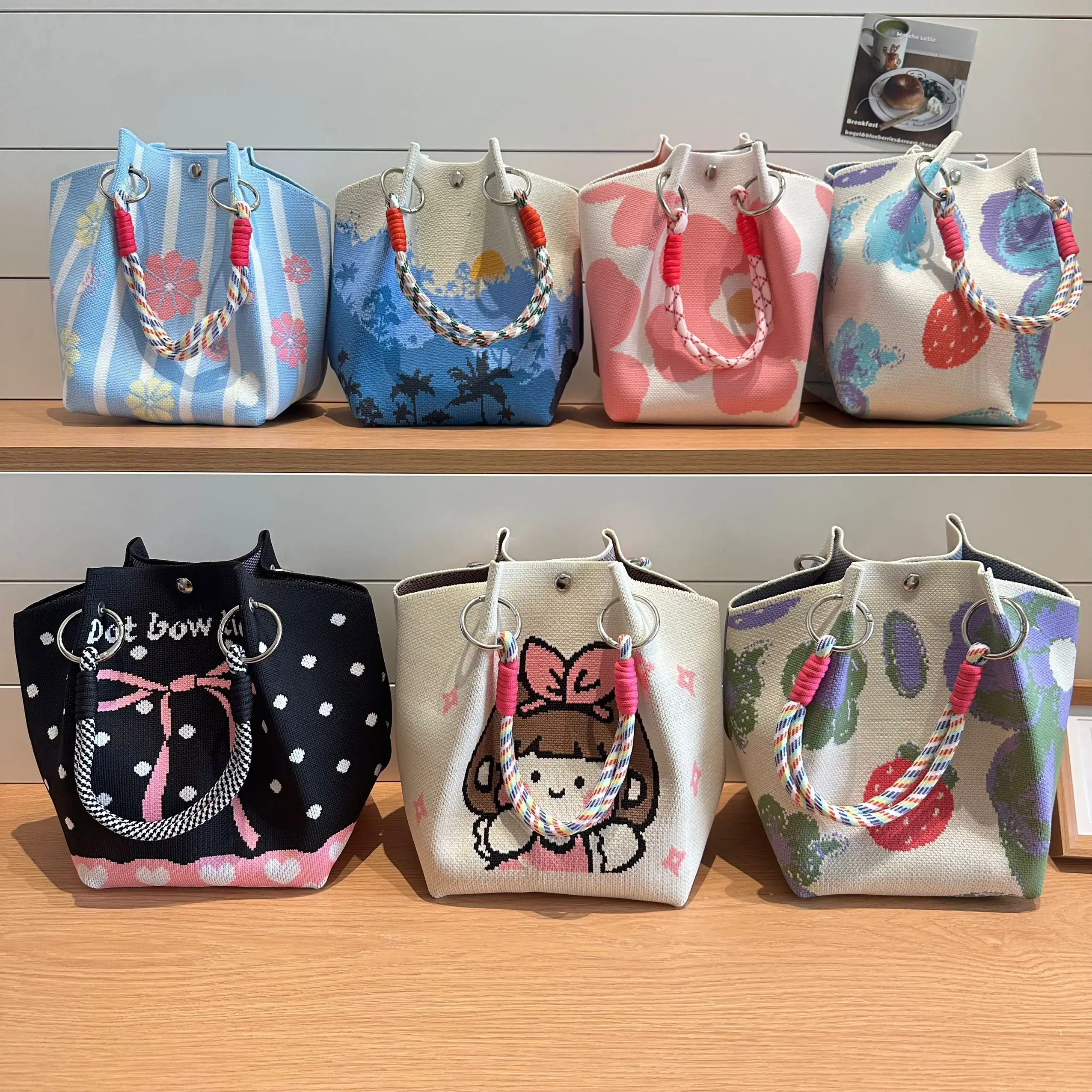 bolsa-de-mao-ande-de-malha-com-estampa-casual-para-jovens-versatil-para-transporte-e-cnhadas