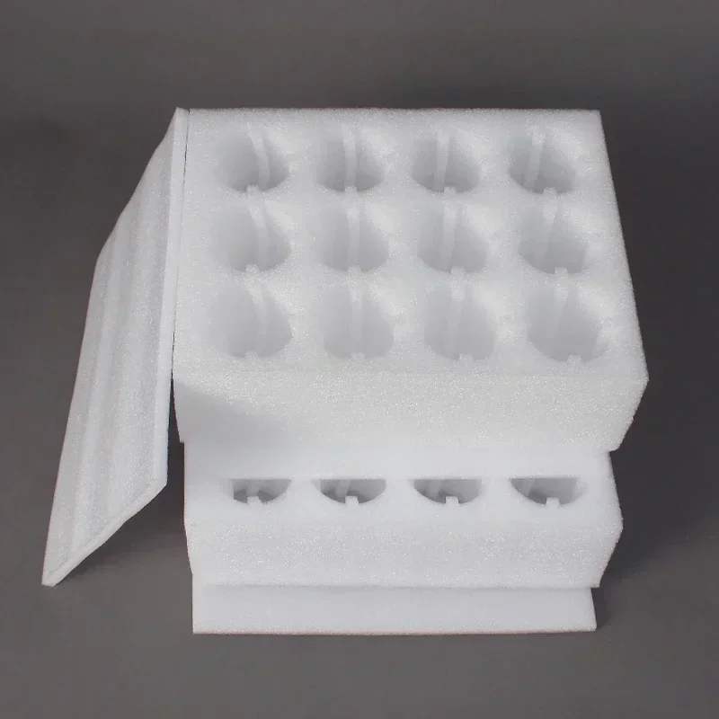 Pearl Cotton Goose Egg Tray 12 Holes Goose Eggs Packaging Box Express Transport Earthquake Resistance Shatter Proof Foam Carton