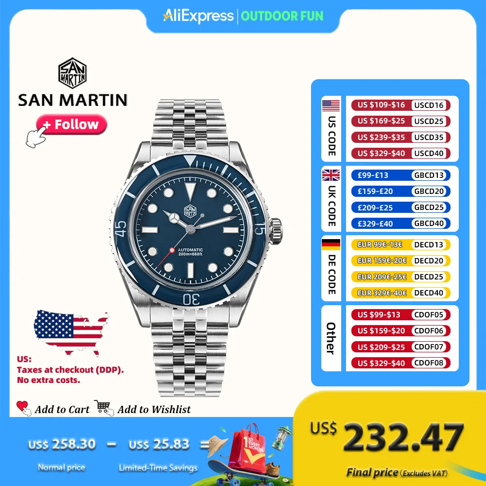 

San Martin 40 мм мужские часы для дайвинга NH35 автоматический механизм механические наручные часы с сапфировым стеклом полностью светящиеся водонепроницаемые 20 бар