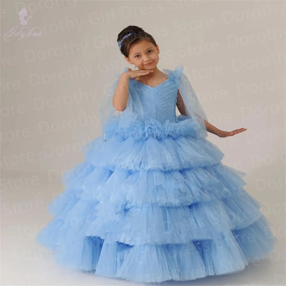 flower-girl-dress-light-blue-fluffy-layered-first-communion-birthday-wedding-formal-event-princess-customize-dress