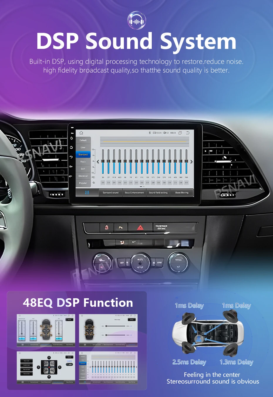 Android 16 Für Seat Leon 3 2012 2013 2014 2015 - 2020 GPS Multimedia Player Stereo Autoradio mit Wireless CarPlay Plug and Play – Detail 19