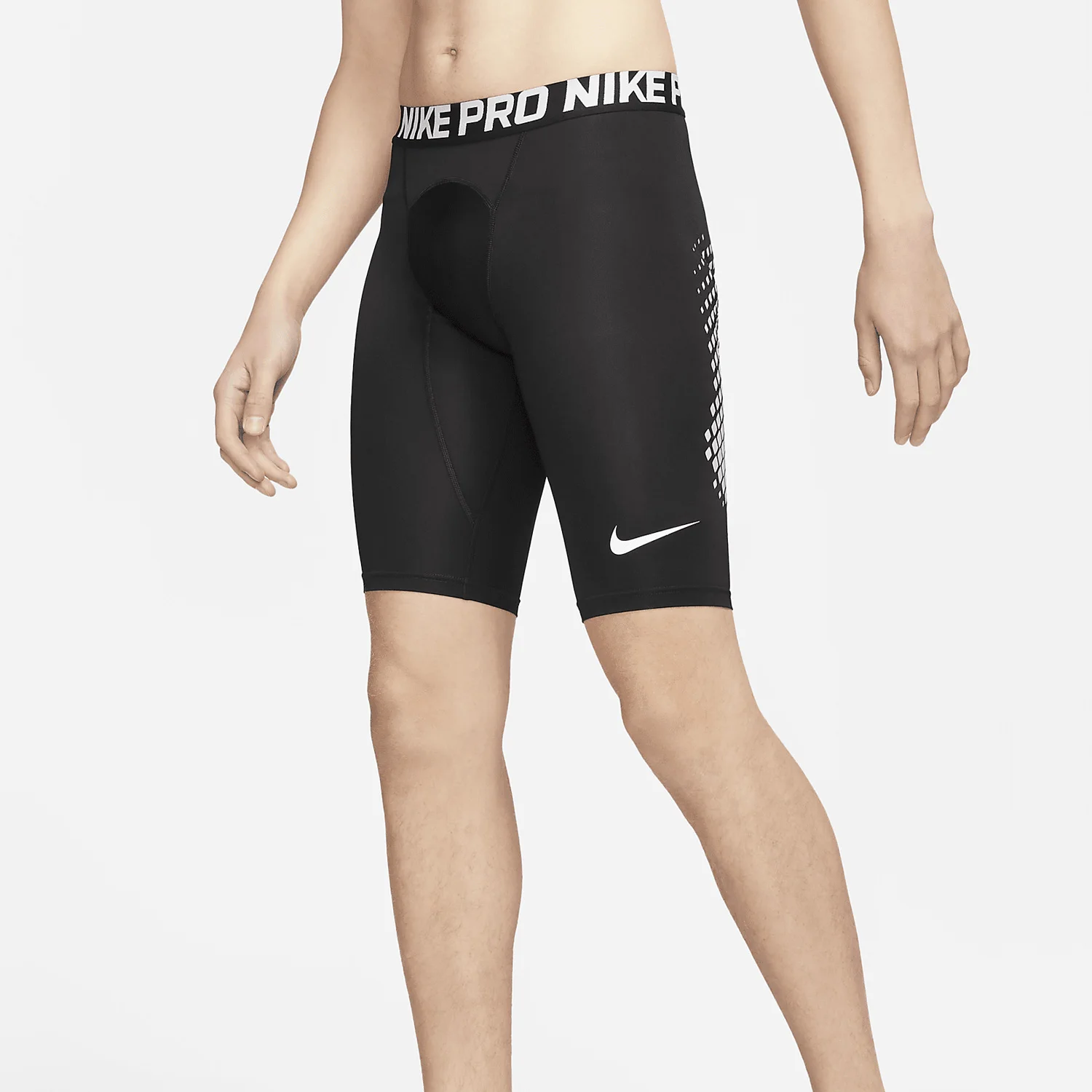 Nike genuine PRO men's sports training breathable five point shorts CT2568-010 view 2