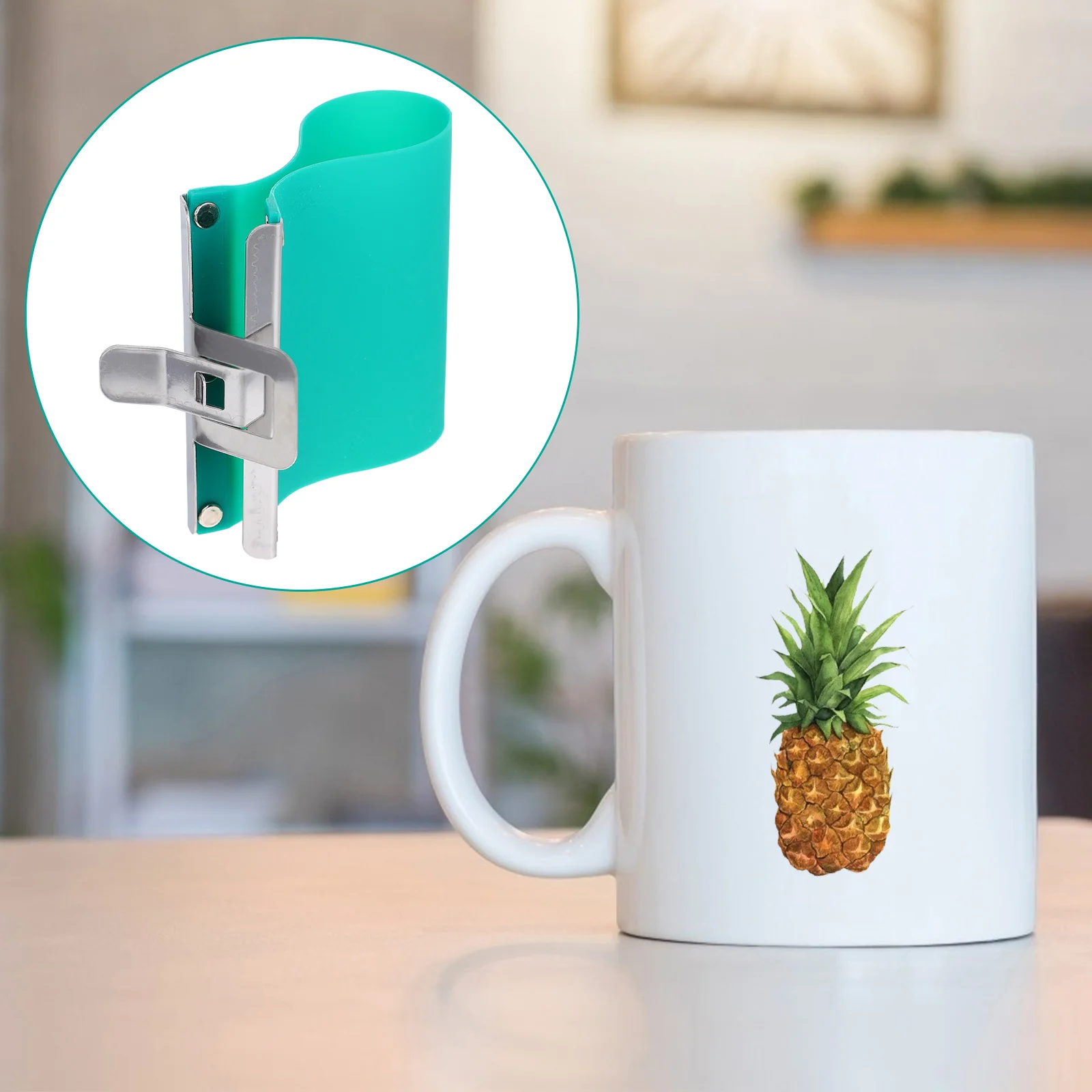 

3 D Mug Clip Printing Wrap Silicone Sublimation Clamp Mold Cup Reversing Transfer