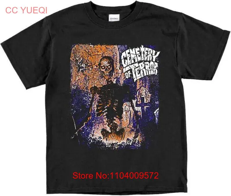 Cemetary of Terror Horror Movie T Shirt 1985 Vintage Graphic Halloween Goth Punk