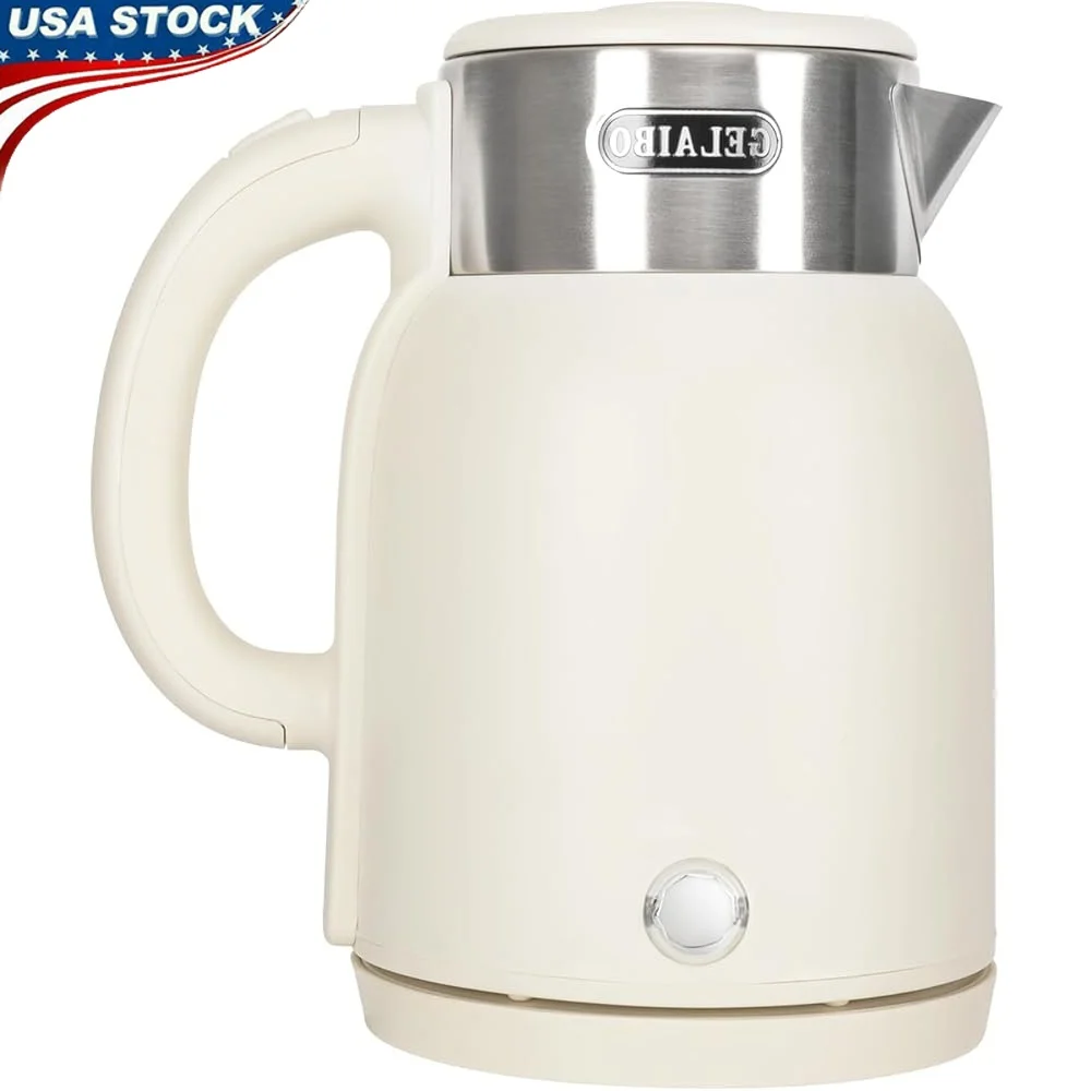 

Stainless Steel Electric Kettle 1500W Rapid Boiling Water Heater Smart Keep Warm Auto Shut Off Dry Boil Protection 5L Capacity