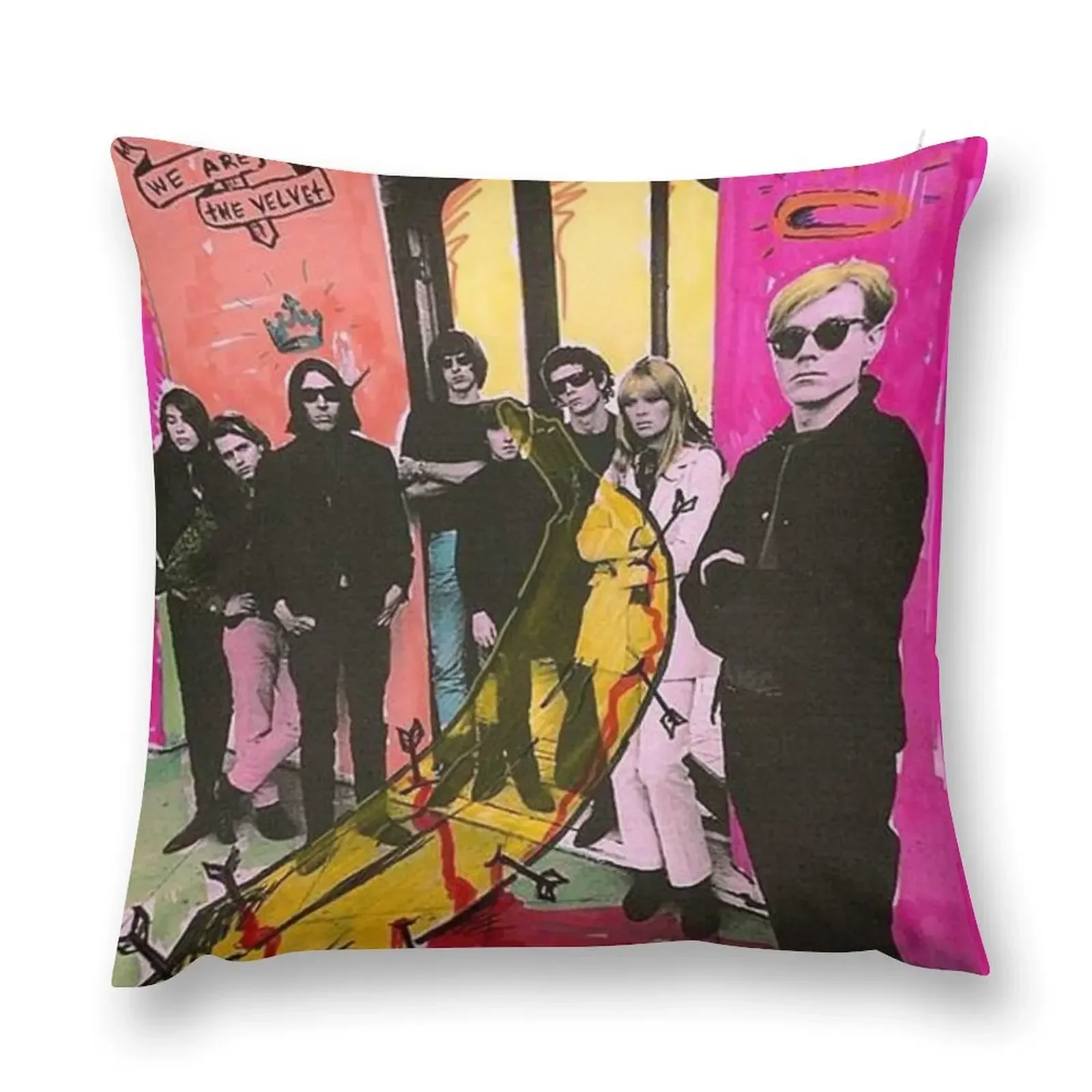 

Andy Warhol and the Velvet Underground Throw Pillow Pillowcases For Pillows christmas ornaments 2025 pillow