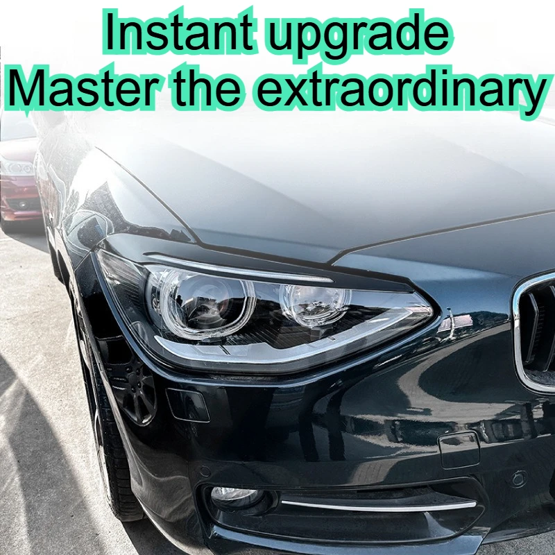 لسيارات BMW 1 Series F20 F21 2011 2012 2013 2014 عالية المواصفات المصباح الحاجب ملصق الجبهة مصباح الكسوة طقم تعديل الخارجي #2
